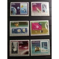 Куба 1977 г. Космос.
