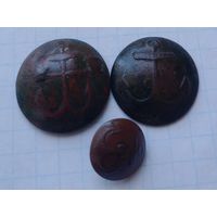 Пуговицы с якорями  российская империя