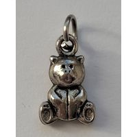 Подвеска двусторонняя. Мишка. Teddy Bear Charm