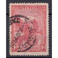 35.Aust. Великобритания. Австралийские штаты. Тасмания. Гора Веллингтон. 1905 г. 1d. Mi.#76A.