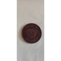 Великобритания 1 фартинг 1943