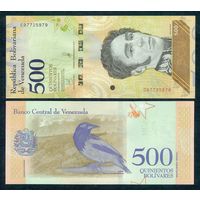 Венесуэла 500 боливар 2018 год, UNC
