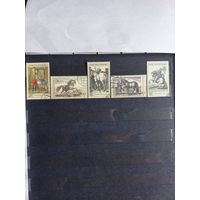 Графика - лошади. Чехословакия. 1969