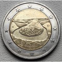 Германия 2 евро Саар 2025 D