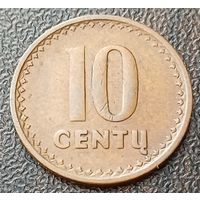 Литва 10 центов, 1991    ( 1-3-6 )
