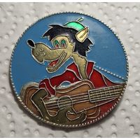 Значок ну погоди волк с гитарой саз распродажа коллекции с 1 р без мц