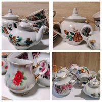 Сервизы чайники посуда фарфоровая лот
