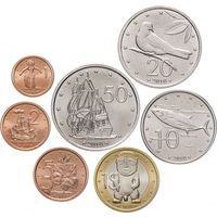 Острова Кука НАБОР 7 монет 2010 UNC