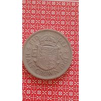 Великобритания 1/2, пол кроны 1961