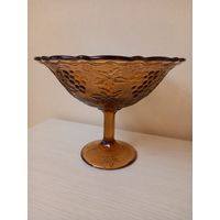 Ваза, конфетница СССР цветное стекло