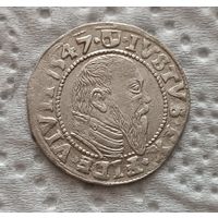Грош 1547 Пруссия с блеском