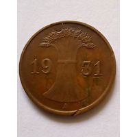 Германия 1 рейхсфенниг 1931А