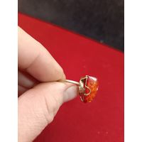 С рубля без мц. кольцо с треугольной вставкой на крупный палец. IЯК рЗвезда875пр. диам 2.1см.