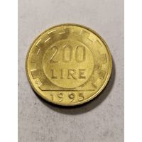 Италия 200 лир 1995