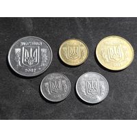 Украина 1 2 5 10 25 копеек 2012