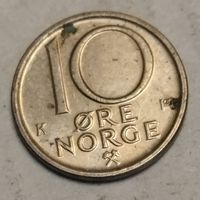 Норвегия 10 оре 1986