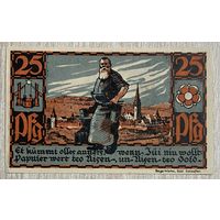 Нотгельд 25 пфеннигов 1921 год. Зальцуфлен. Веймарская республика