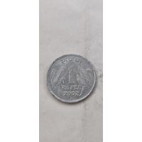 Индия 1 рупе 2002