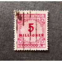 Марка Германия 1923 год Стандарт