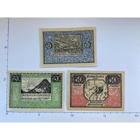 Нотгельд Австрия Зоннберг 10-20-50 геллеров -0102