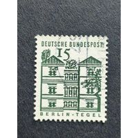 Германия 1964. Здания Германии 12 века. Замок Тегель, Берлин