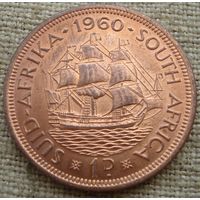 1 пенни 1960 Южная Африка