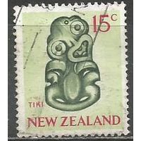 Новая Зеландия. Амулет. Божество Маори. 1967г. Mi#468.