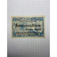 Нотгельд 25 пфеннигов Германия -3012