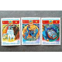 Марки СССР 1980 год Международные полеты в космос
