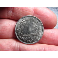 Германия. 1 маркa. 1937A. С 20 копеек. Распродажа коллекции. Смотрите другие лоты.