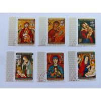 Марки    Религия. Бурунди 1977 год   6  шт - 4,00 руб.