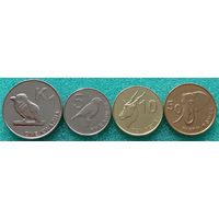Замбия. набор 4 монеты 5, 10, 50 нгве, 1 квача 2012 год