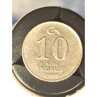 Турция 10 новых курушей 2006