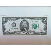 США 2 UNC c рубля