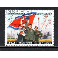 35 лет революции КНДР 1983 год серия из 1 марки
