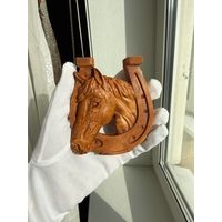 Ключница Лошадь, конь Подкова - символ удачи Сувель березы