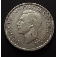 1/2 кроны  1942 г.  Георг 6.  Великобритания