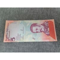 Венесуэла 5 UNC c рубля