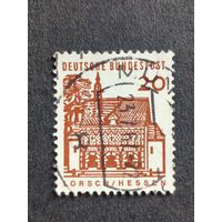 Германия 1964. Здания Германии 12 века. Сторожка в Лорше, Гессен