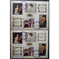 Беларусь 2021 Малый лист 2 шт., без зубцовый и зубцовый , живопись.