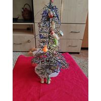 Елочка маленькая,ссср,с игрушками.