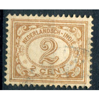 Нидерландская Индия - 1912/14г. - 2 с - 1 марка - гашёная [Mi 109]. #3-WB-87-A-1