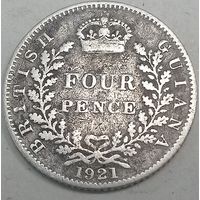 А2.10 британская Гвиана 1921 серебро