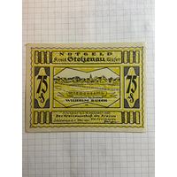 75 пфеннингов (нотгельды) г. Германия.