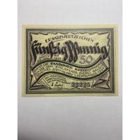 50 пфенингов (нотгельды) г. Германия.-1012