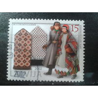 Латвия, 2002. Национальные костюмы