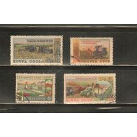 СССР-1954 (Заг.1707-1710)  гаш.(с клеем), Сельское хозяйство(1)