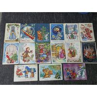 ОТКРЫТКИ С НОВЫМ ГОДОМ. СССР.