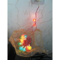 Гирлянда электрическая елочная "СНЕЖИНКА -2".В коробке и с инстукцией.Новая.