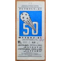 Даугава Рига - Ростсельмаш Ростов-на-Дону    1987 год